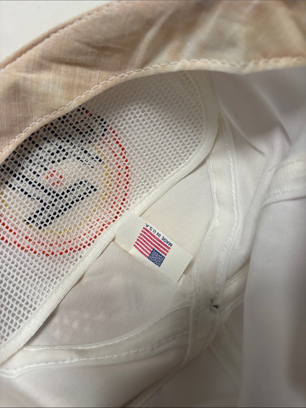 Tide White Embroidered Logo Rope-Detail Cap - Picture 6 of 7